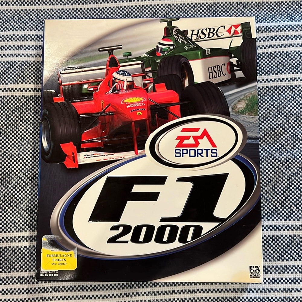 Formula One EA Sports F1 2000 for PC Vintage Collectible, New in SEALED Box